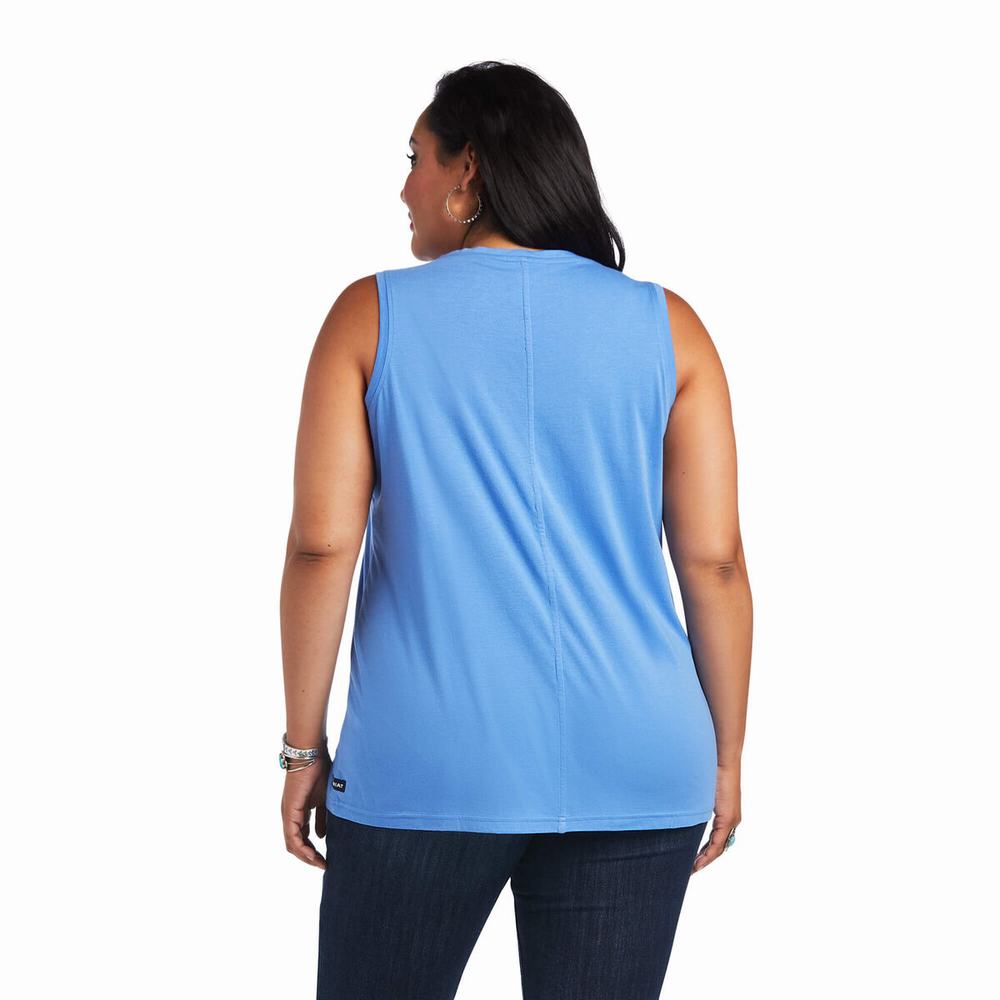 Blue Ariat Element Women's Tops | TNLD45726