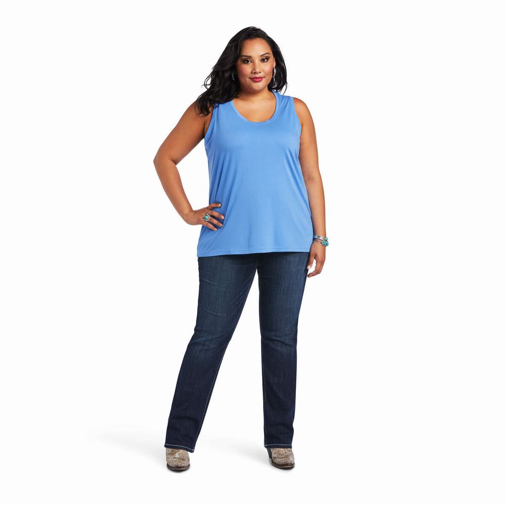 Blue Ariat Element Women's Tops | TNLD45726