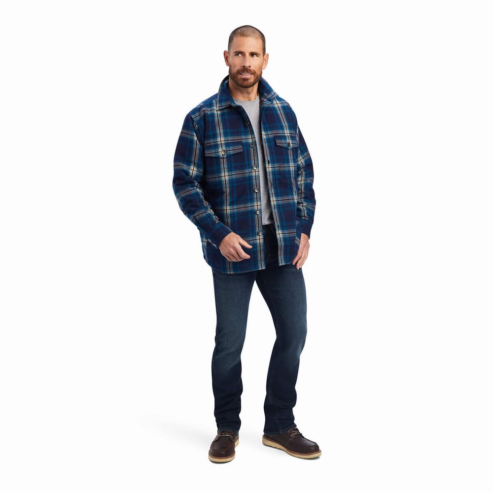 Blue Ariat Hannoch Men's Jackets | EIOD54623