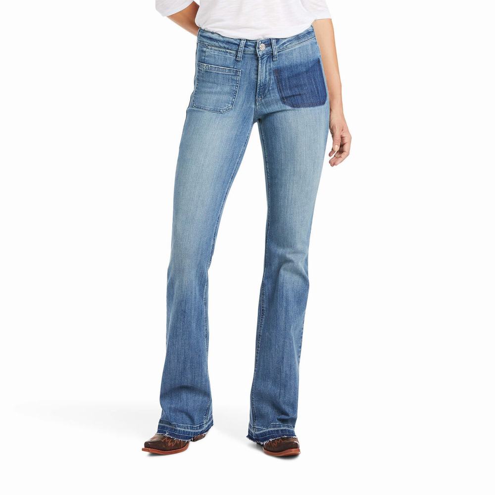 Blue Ariat Slim Vivianne Women\'s Skinny Jeans | LPCT51396