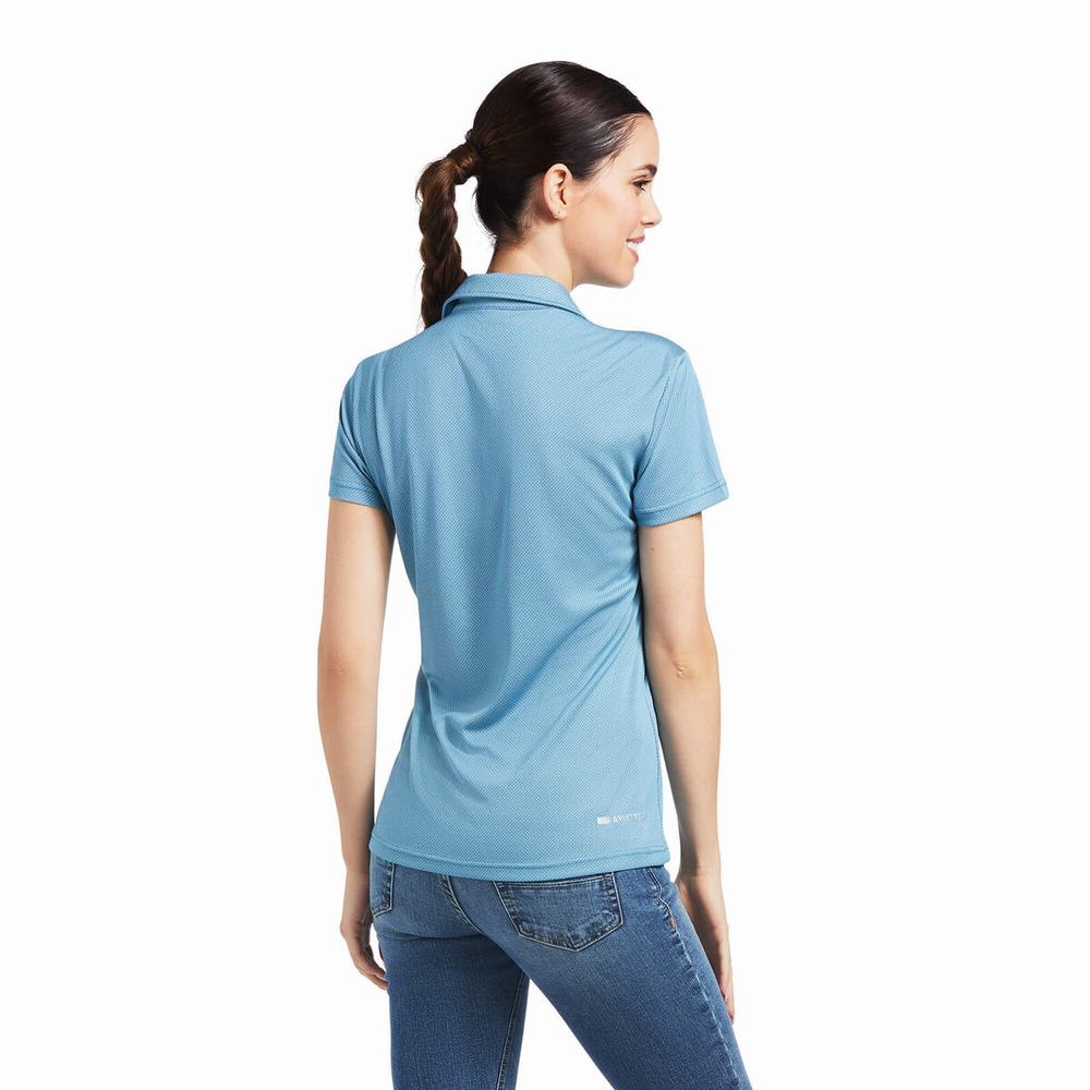 Blue Ariat Talent Women's Tops | RKUZ38024