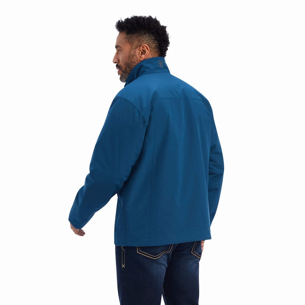 Blue Ariat Tek Flex Men's Jackets | FMGE92561