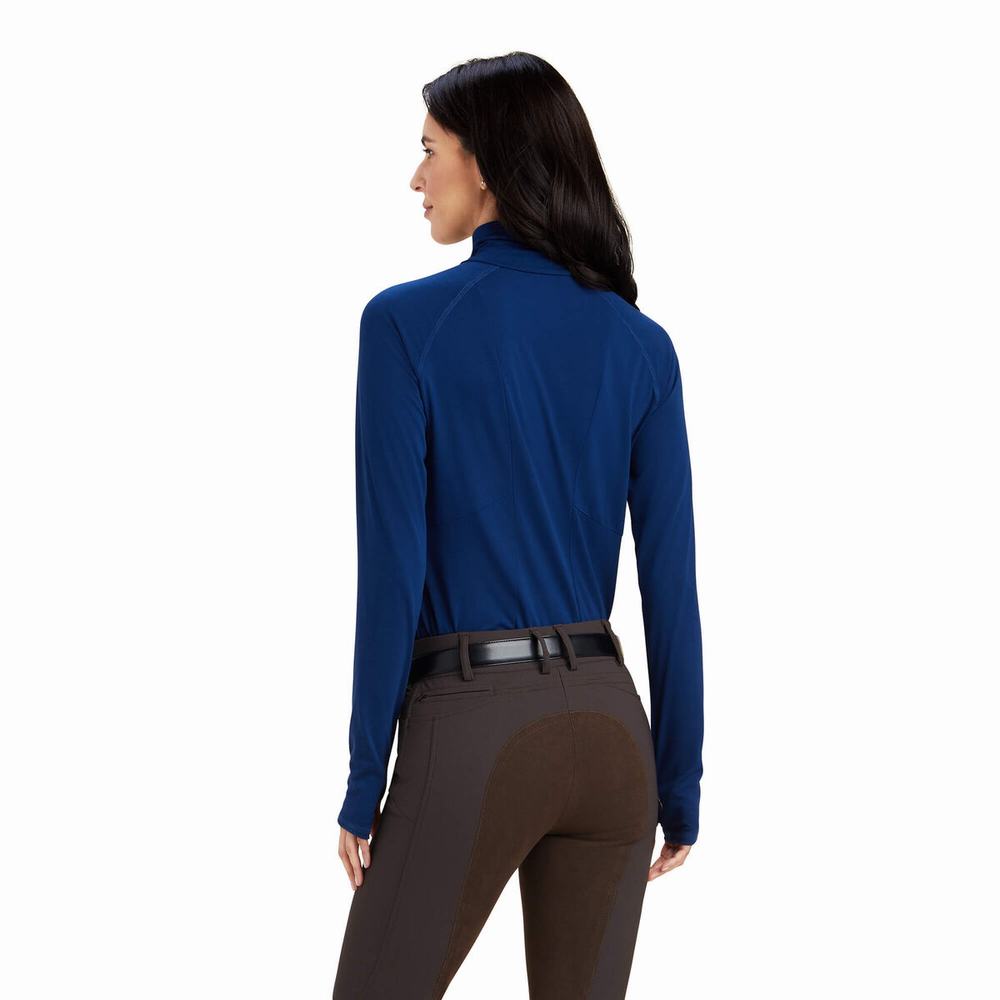 Blue Ariat Venture Women's Tops | RNSV46530