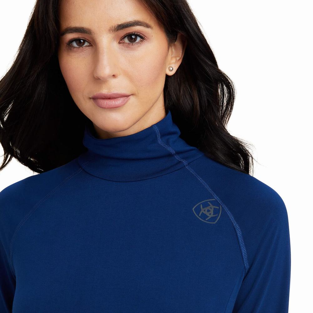 Blue Ariat Venture Women's Tops | RNSV46530