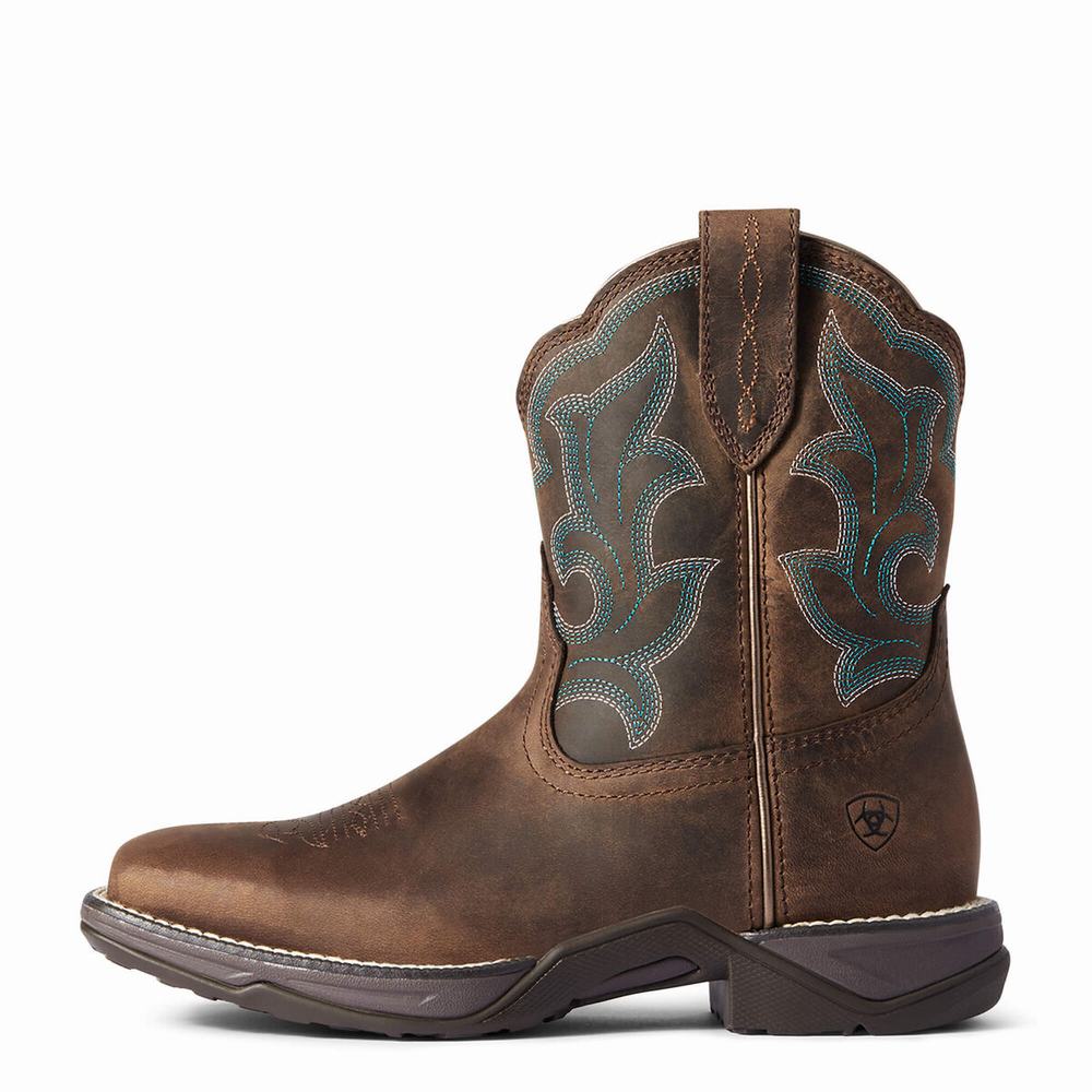 Brown Ariat Anthem II Women's Western Boots | JTQO51920