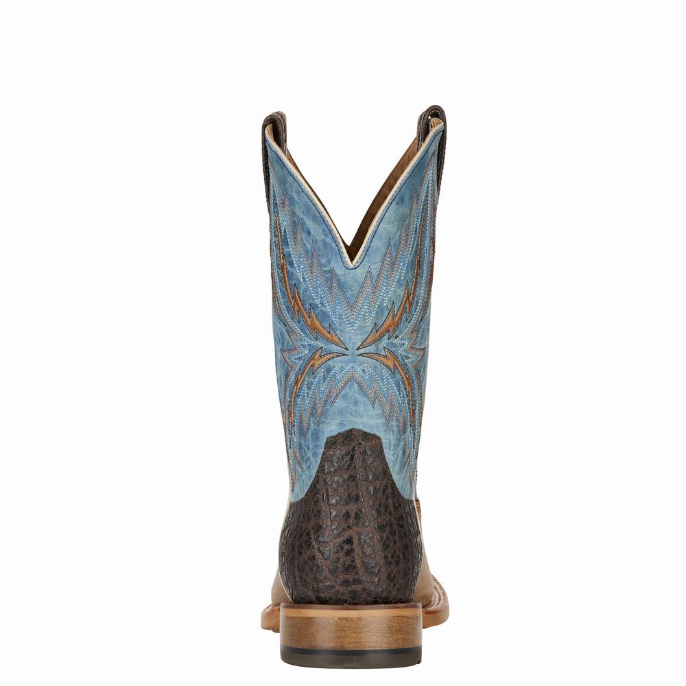 Brown Ariat Arena Rebound Men's Western Boots | TAVG43206