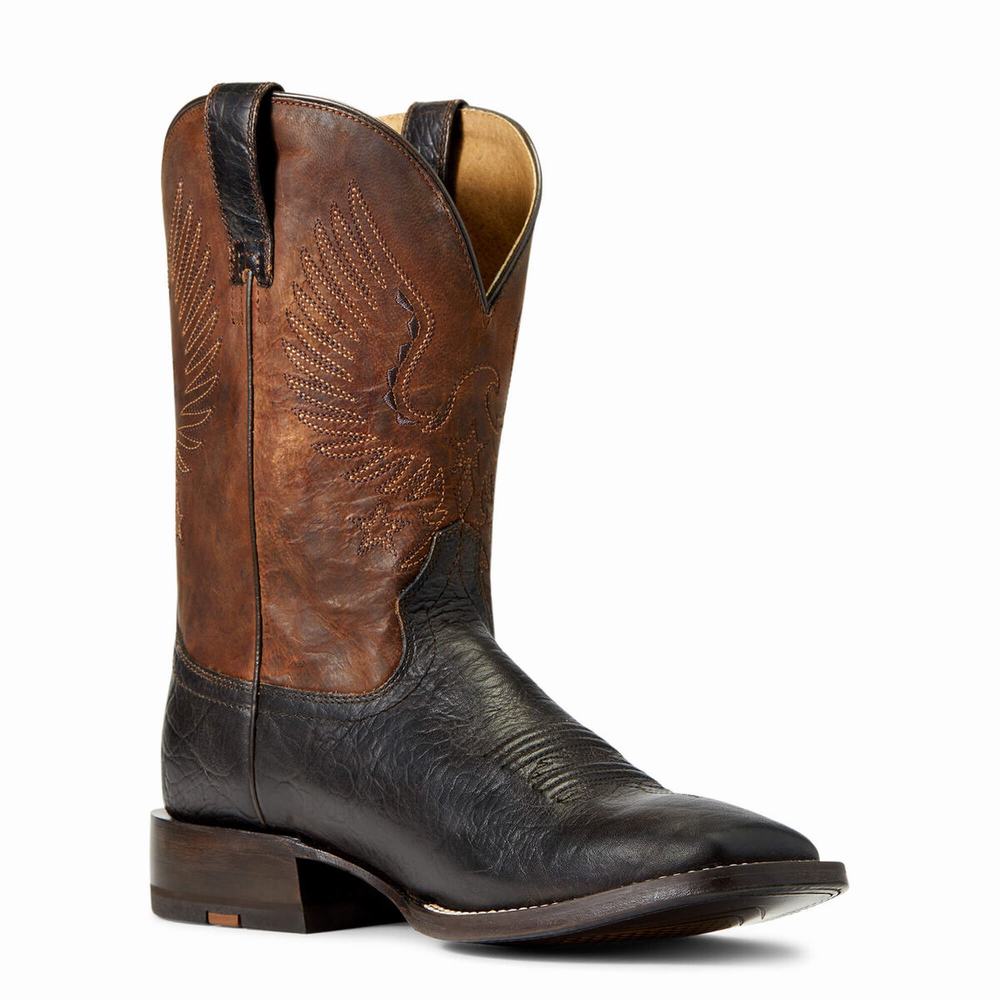 Brown Ariat Circuit Eagle Men's Western Boots | JPAX85723