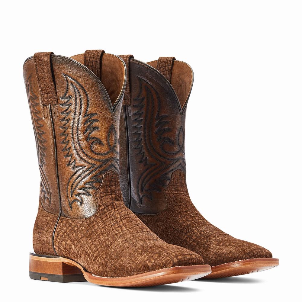 Brown Ariat Circuit Paxton Men's Western Boots | TPLG24518