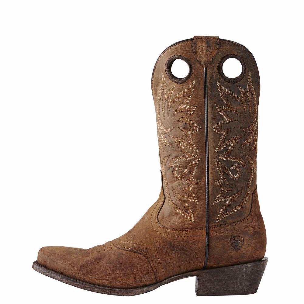 Brown Ariat Circuit Striker Men's Western Boots | TKFX19453