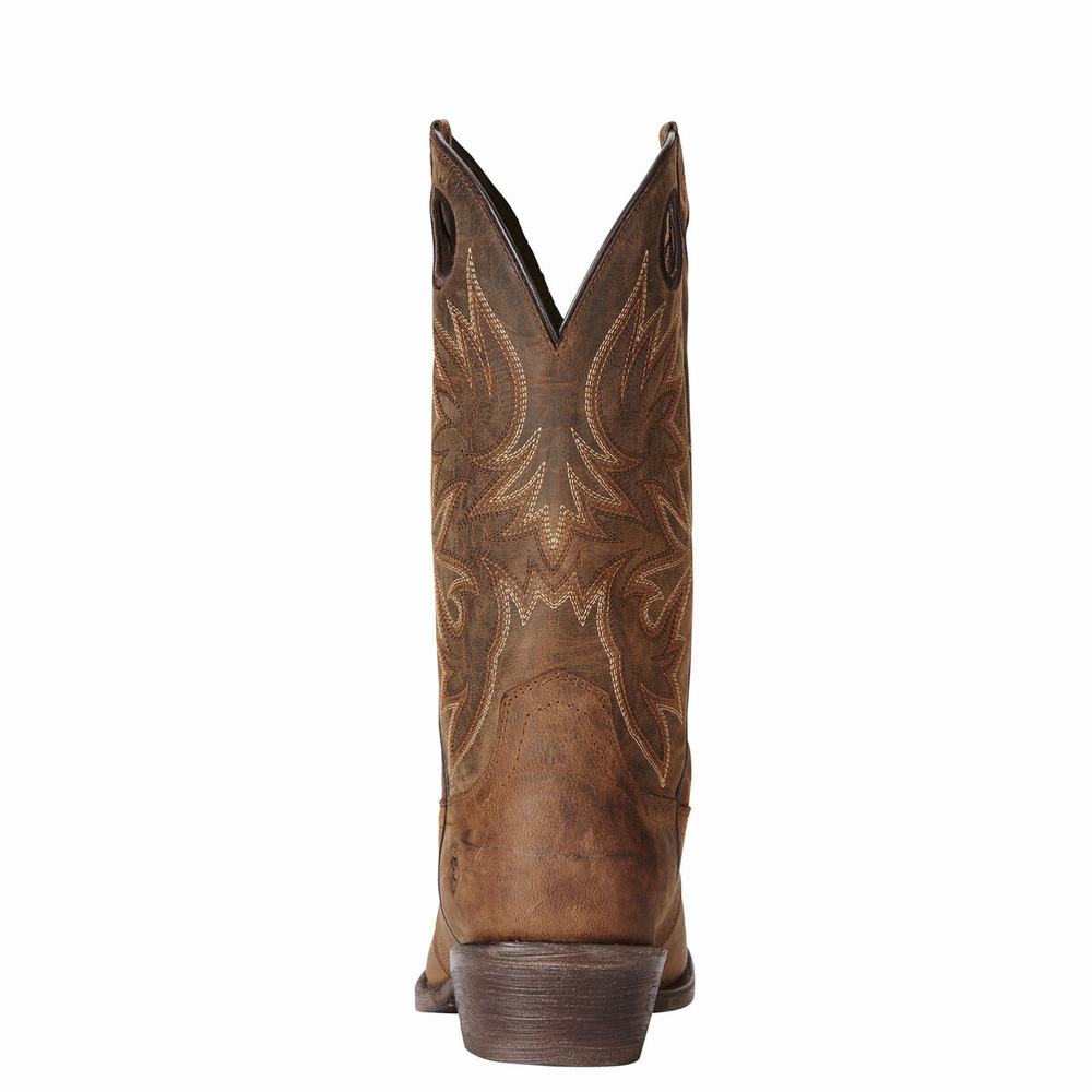 Brown Ariat Circuit Striker Men's Western Boots | TKFX19453