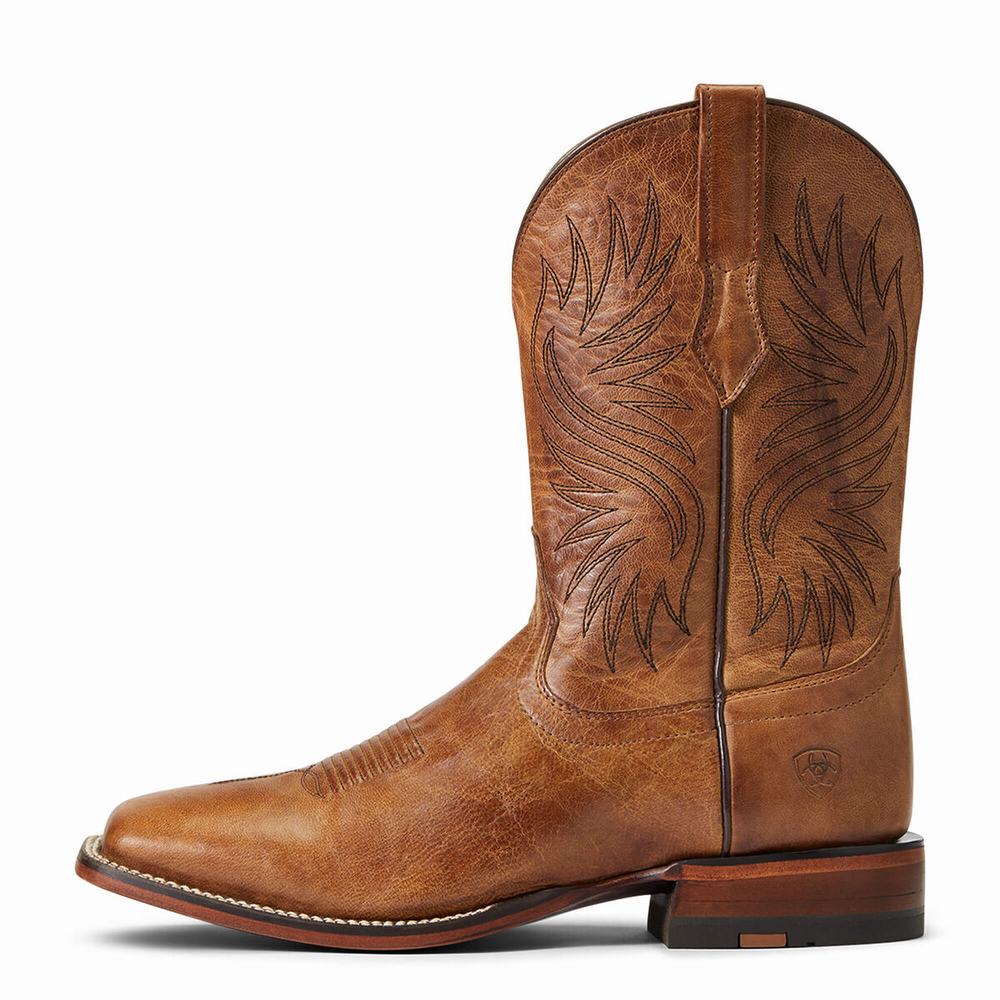 Brown Ariat Circuit Wagner Men's Western Boots | HENV98431