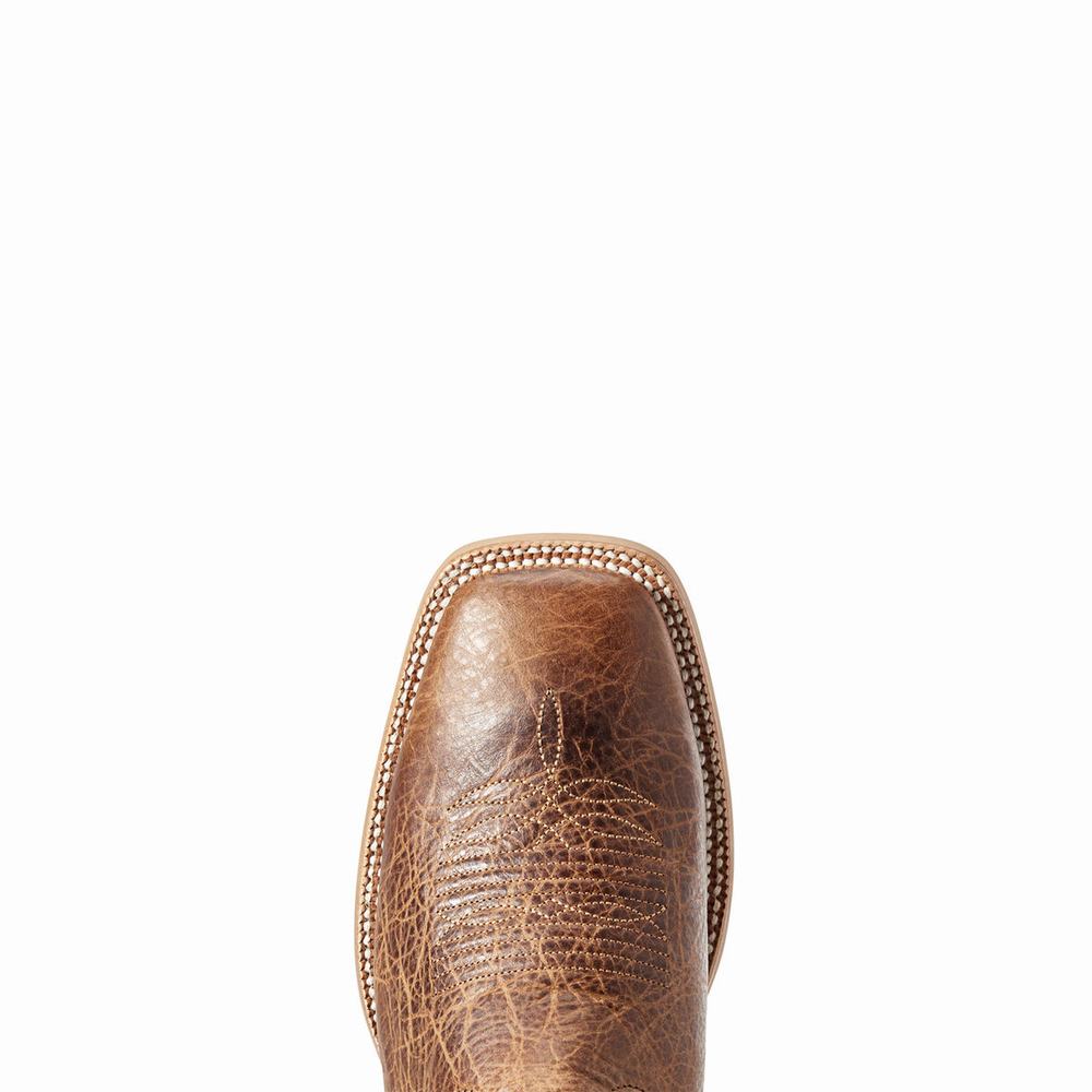 Brown Ariat Cowhand Men's Western Boots | QSPH06283