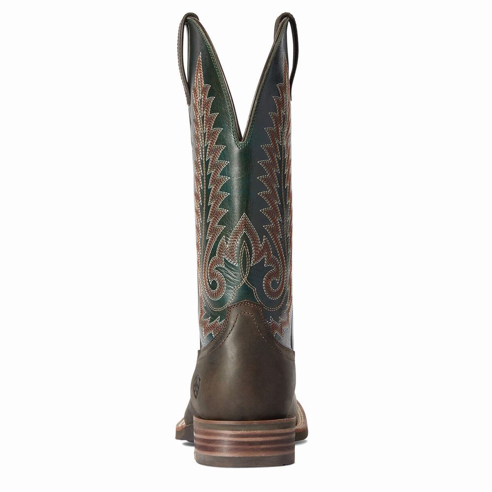 Brown Ariat Creston Men's Western Boots | FCEL84519