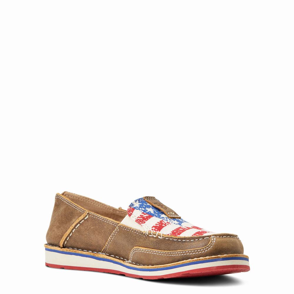 Brown Ariat Cruiser Women's Sneakers | GLCI52103