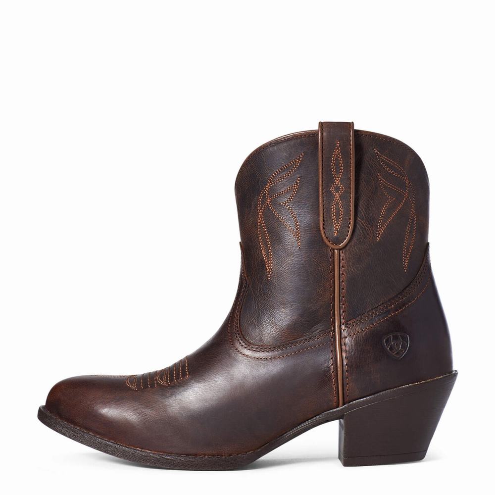 Brown Ariat Darlin Women's Booties | LIKM65807