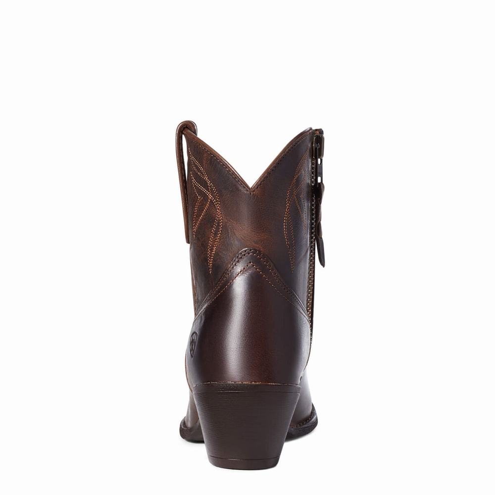 Brown Ariat Darlin Women's Booties | LIKM65807