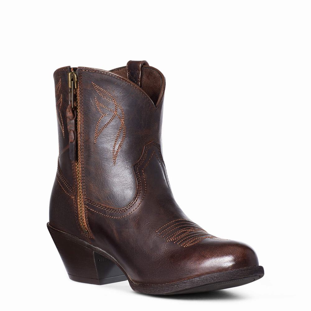 Brown Ariat Darlin Women's Booties | LIKM65807