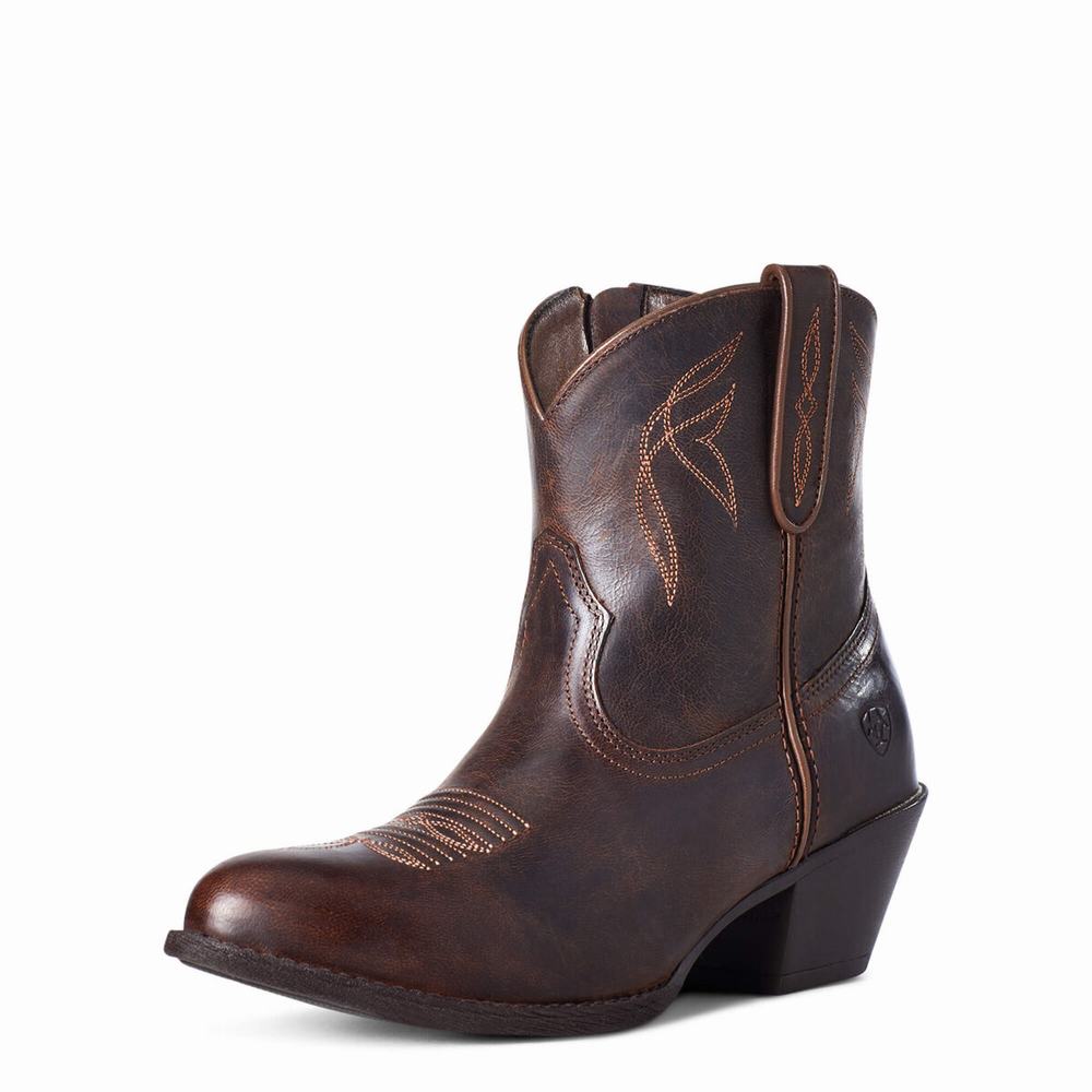 Brown Ariat Darlin Women\'s Booties | LIKM65807