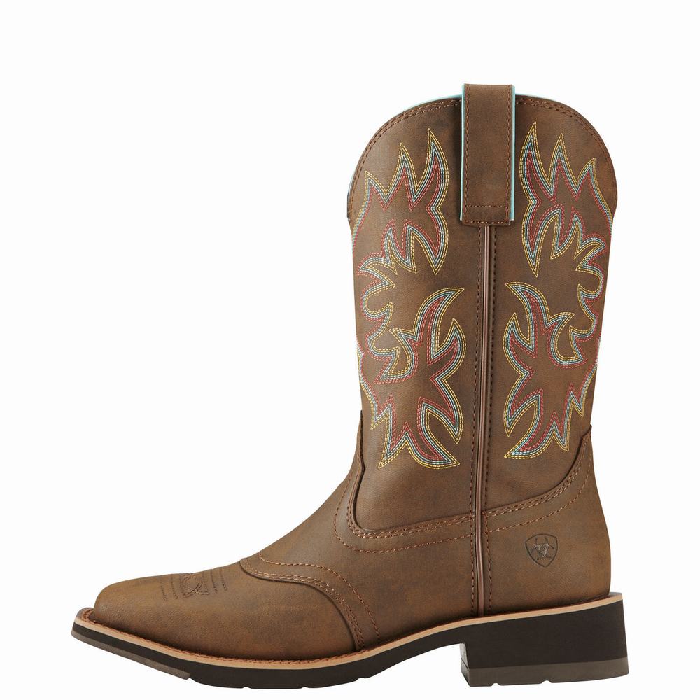 Brown Ariat Delilah Women's Western Boots | CWKA01745