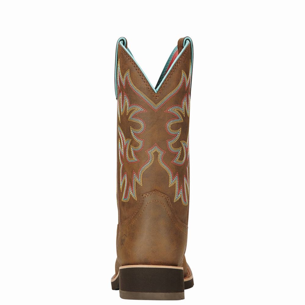 Brown Ariat Delilah Women's Western Boots | CWKA01745