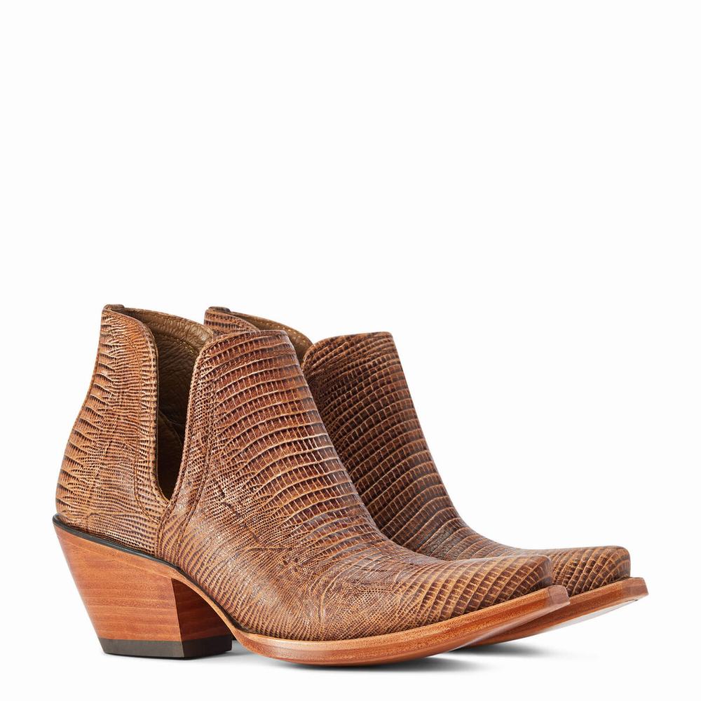 Brown Ariat Dixon Women's Booties | ZEVX06981