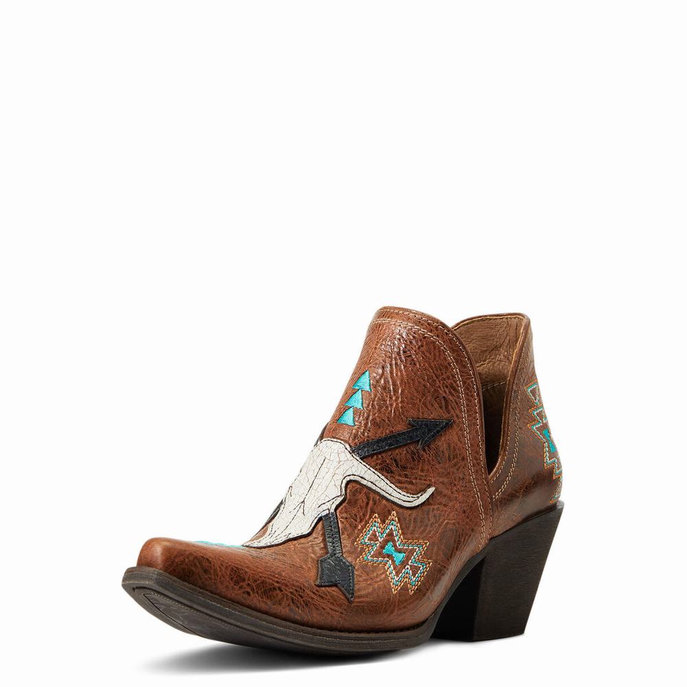 Brown Ariat Encore Southwestern Women\'s Dress Boots | LMQY14307