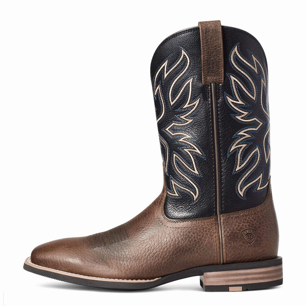 Brown Ariat Everlite Vapor Men's Western Boots | VHPR53761