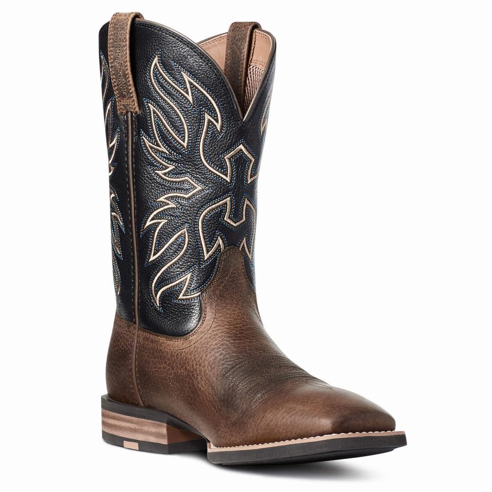 Brown Ariat Everlite Vapor Men's Western Boots | VHPR53761