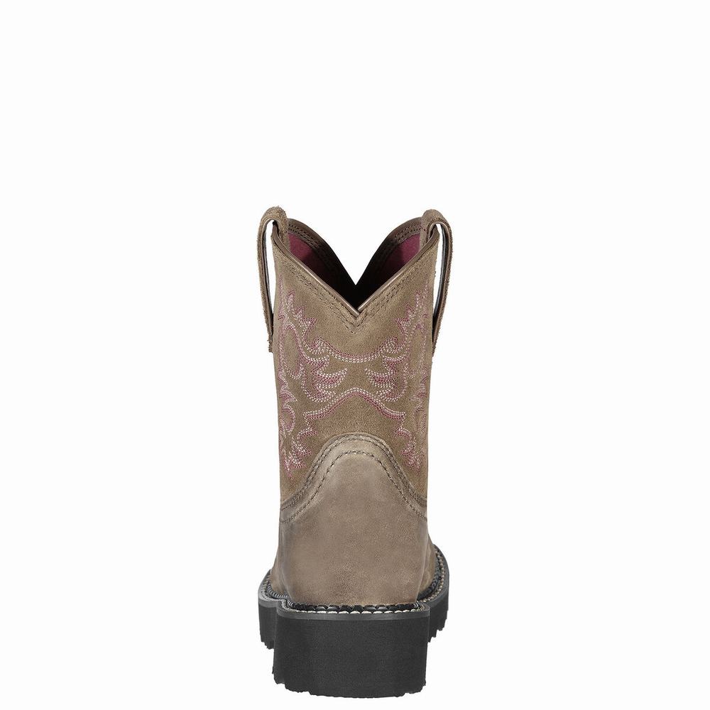 Brown Ariat Fatbaby Women's Western Boots | HAJM78024