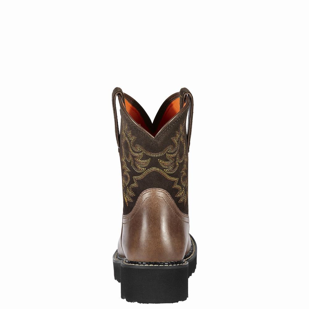 Brown Ariat Fatbaby Women's Western Boots | QBTP10458