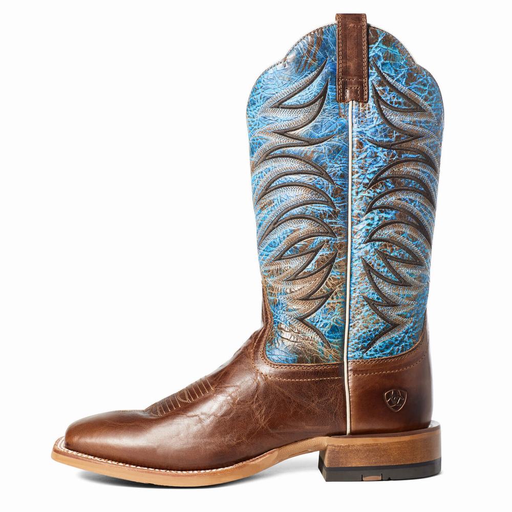 Brown Ariat Firecatcher Men's Western Boots | YSNG53940