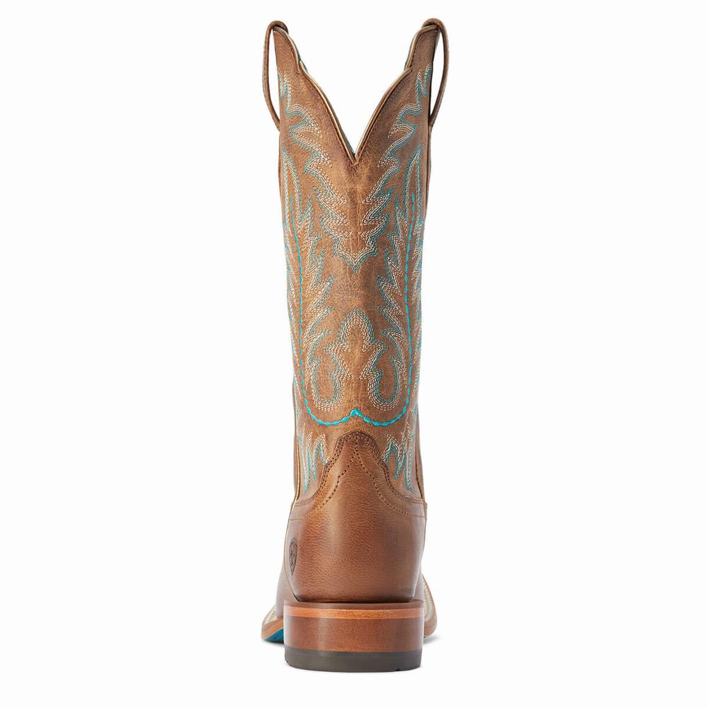 Brown Ariat Frontier Tilly Women's Western Boots | OHQK38120