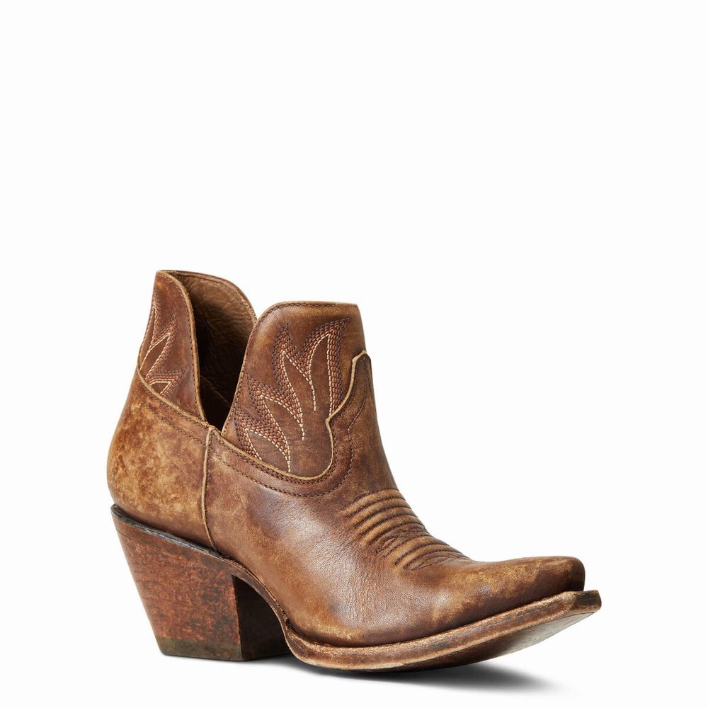 Brown Ariat Hazel Women's Booties | NRXQ45968