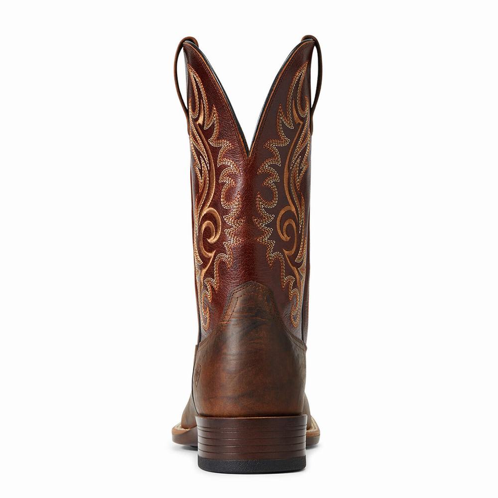 Brown Ariat Lasco Ultra Men's Western Boots | MJGE78093