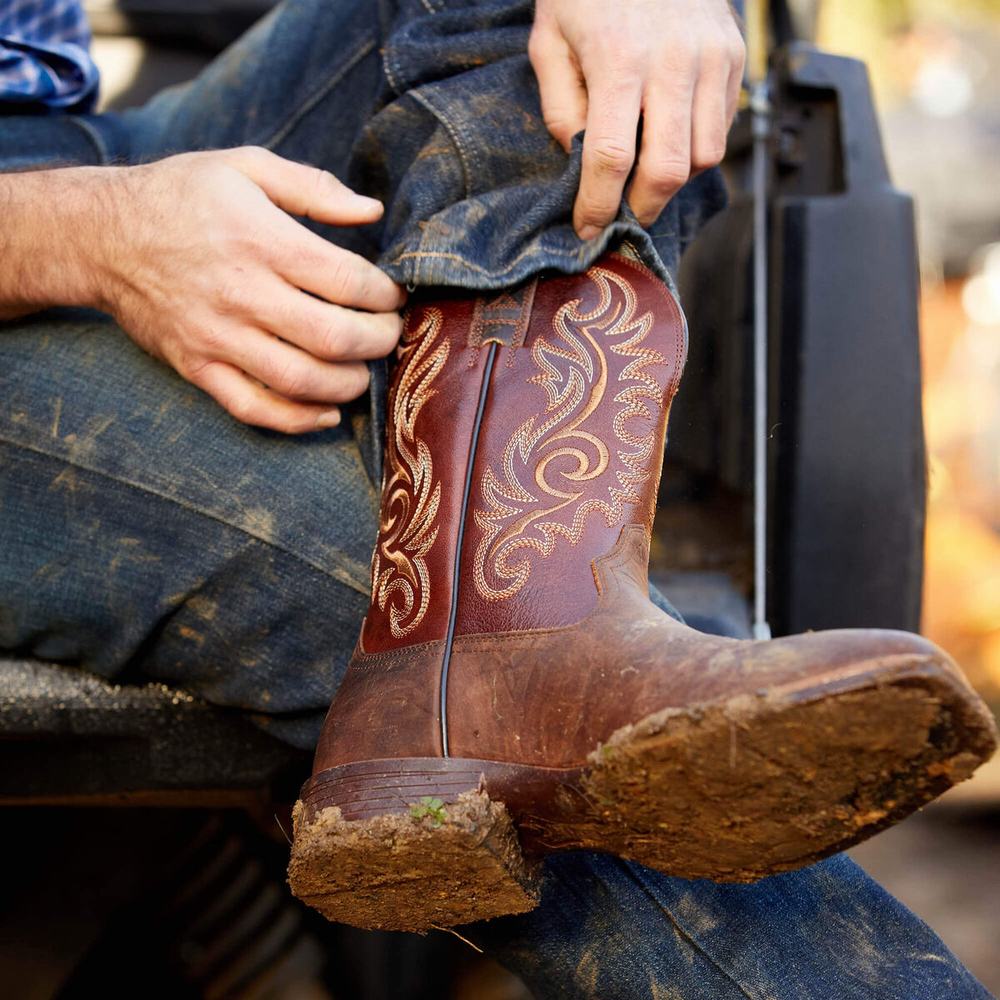 Brown Ariat Lasco Ultra Men's Western Boots | MJGE78093