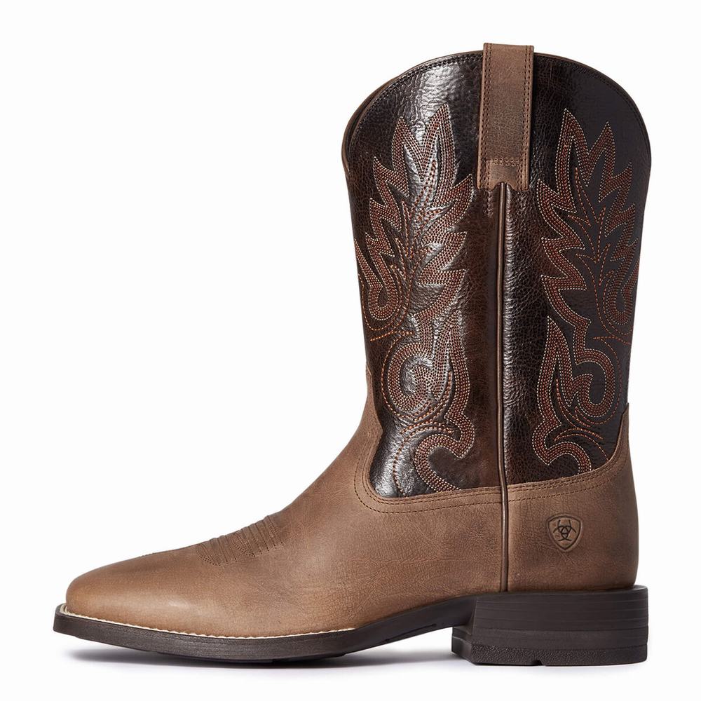 Brown Ariat Layton Men's Western Boots | MPHG97015