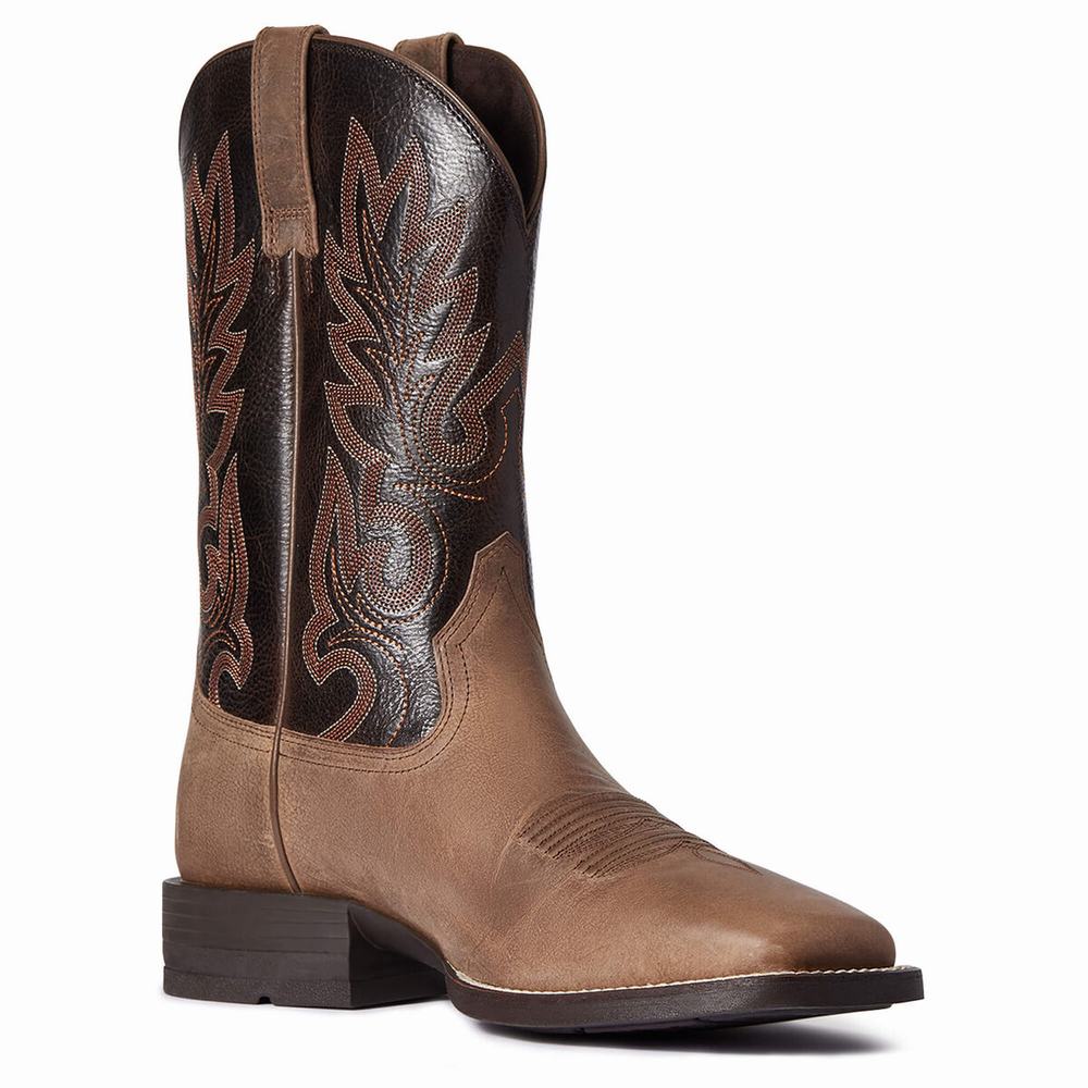 Brown Ariat Layton Men's Western Boots | MPHG97015