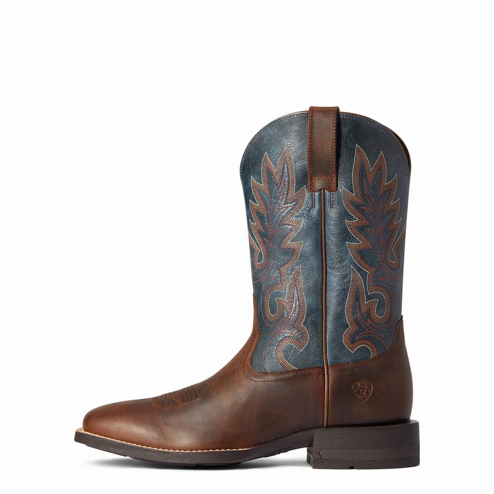 Brown Ariat Layton Men's Western Boots | OCNW97046