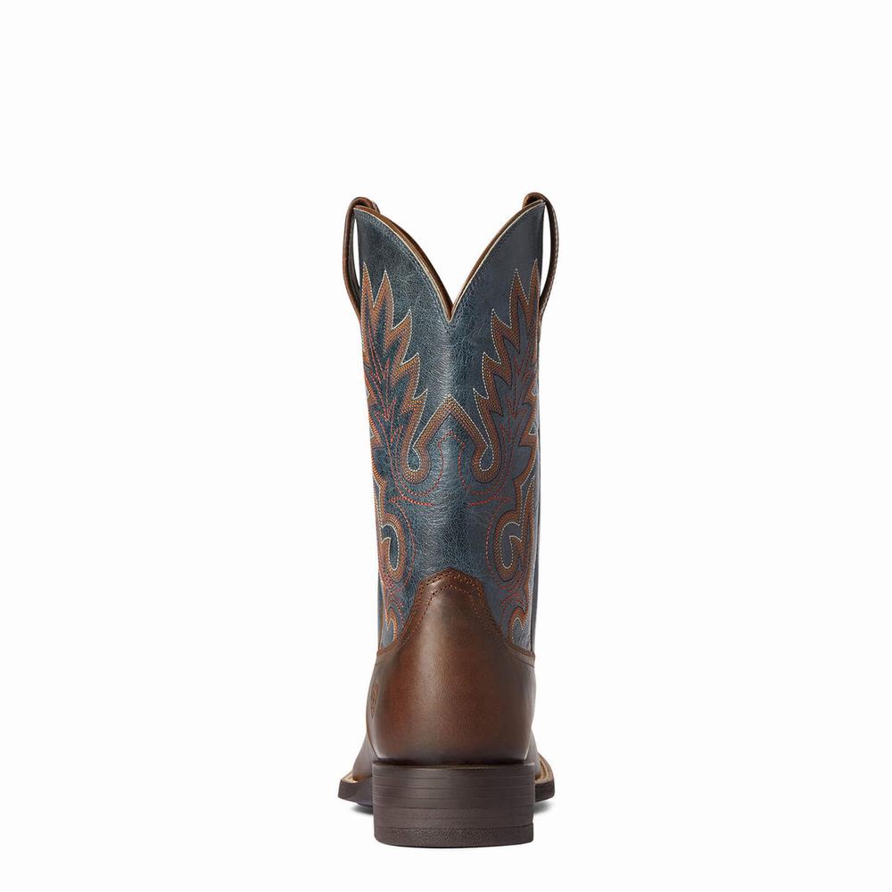 Brown Ariat Layton Men's Western Boots | OCNW97046