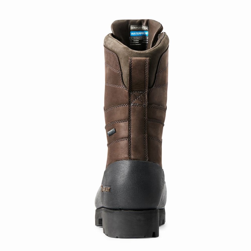 Brown Ariat Linesman Ridge 10