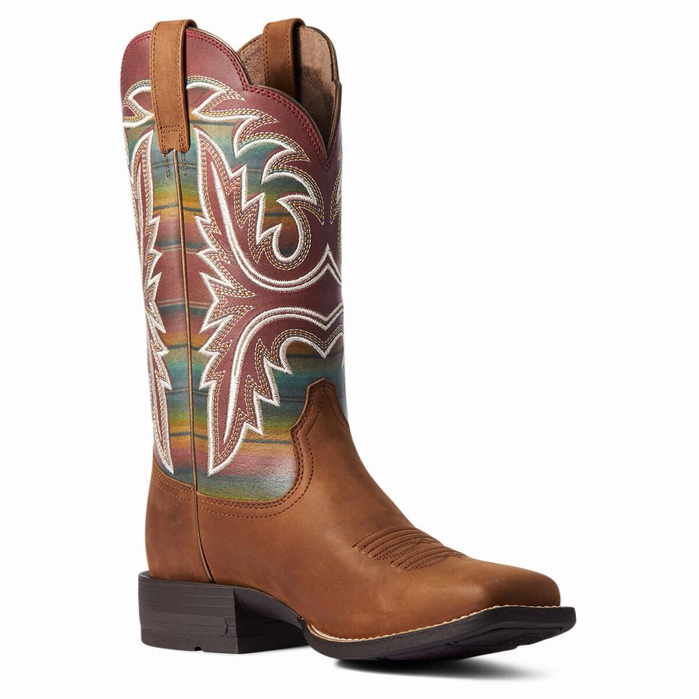 Brown Ariat Lonestar Women's Western Boots | VIHW98731