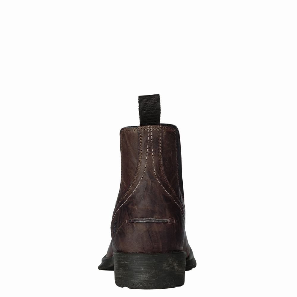 Brown Ariat Midtown Rambler Men's Dress Boots | GOAW06518