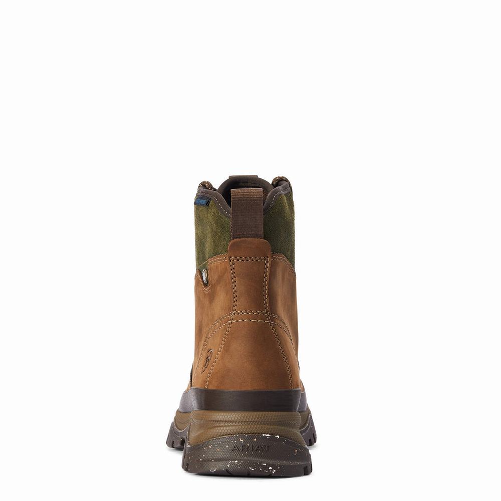 Brown Ariat Moresby Waterproof Women's Waterproof Boots | FVHO08317