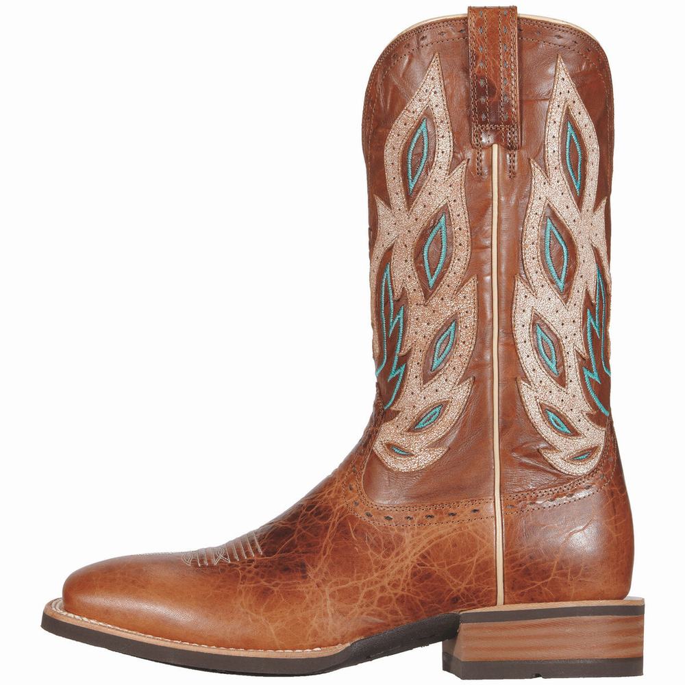 Brown Ariat Nighthawk Men's Western Boots | PNVO78265