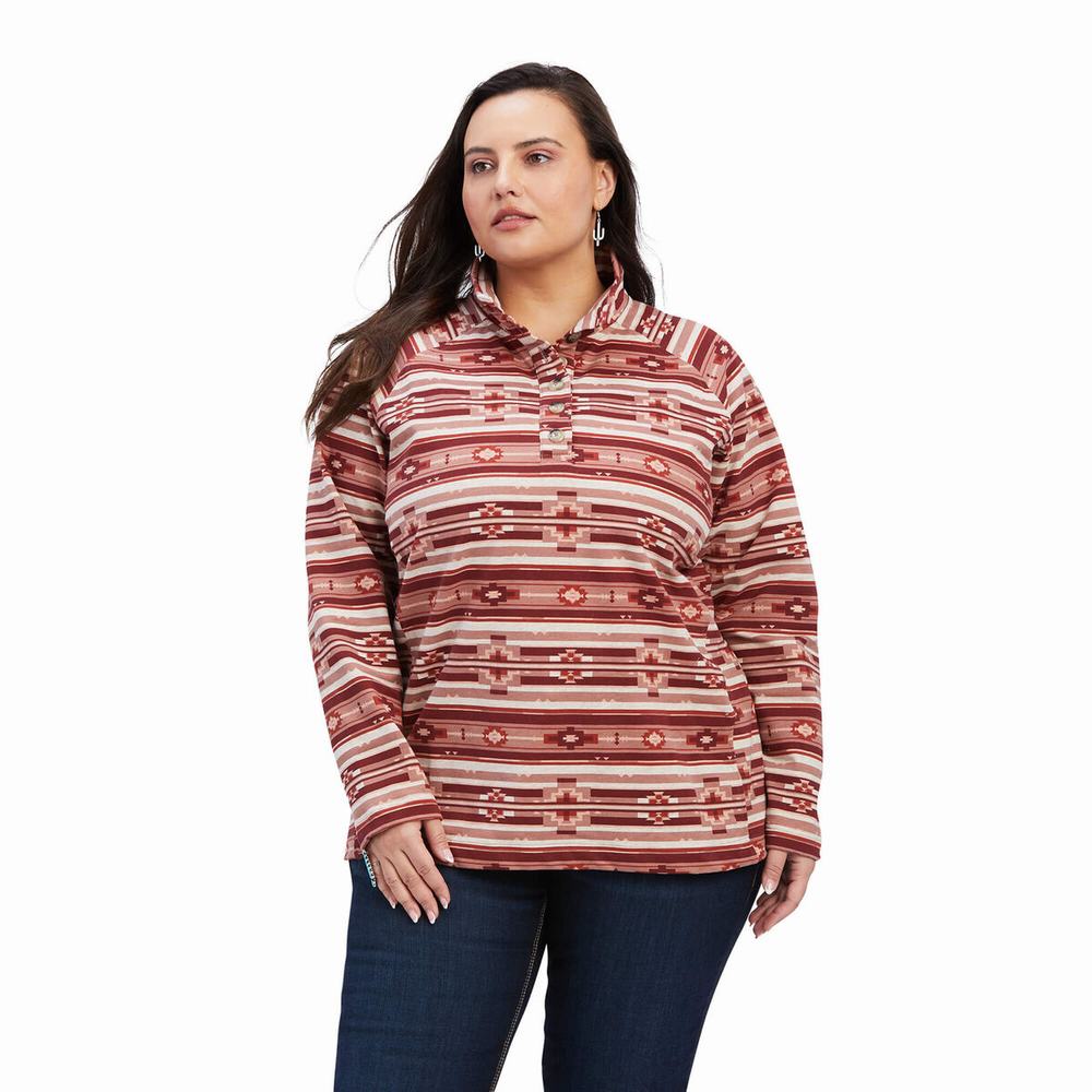 Brown Ariat REAL Comfort Women's Hoodies | ZVSQ69341