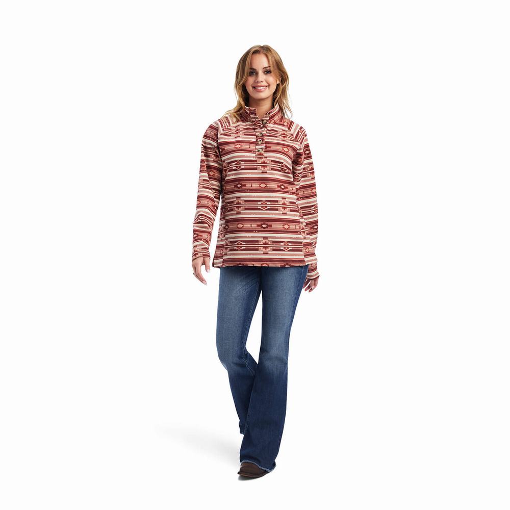 Brown Ariat REAL Comfort Women's Hoodies | ZVSQ69341