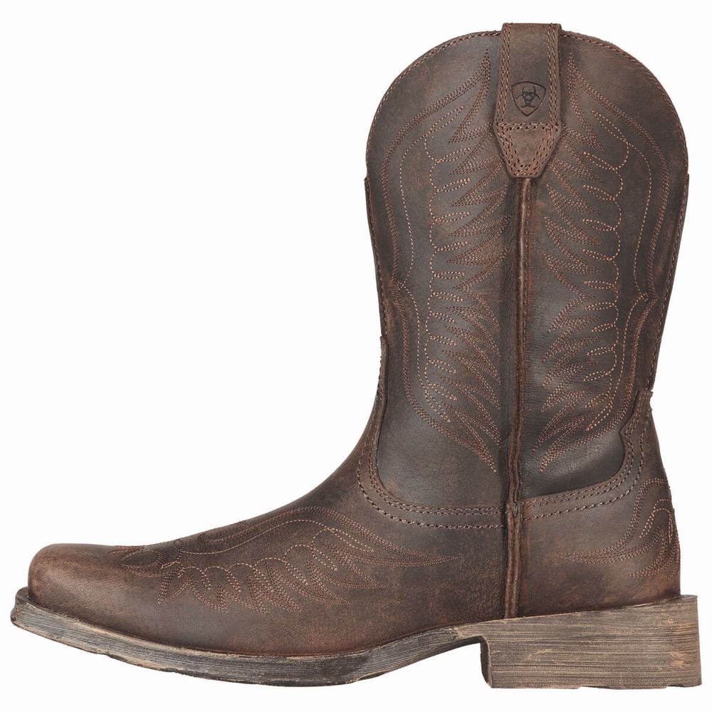 Brown Ariat Rambler Phoenix Men's Dress Boots | RCZM31087