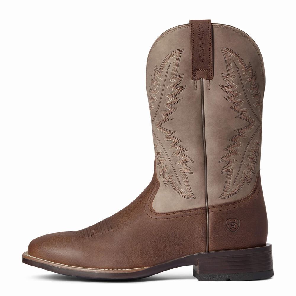 Brown Ariat Rawly Ultra Men's Western Boots | NOTM80634