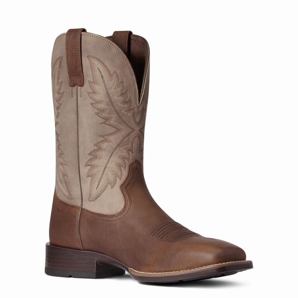 Brown Ariat Rawly Ultra Men's Western Boots | NOTM80634