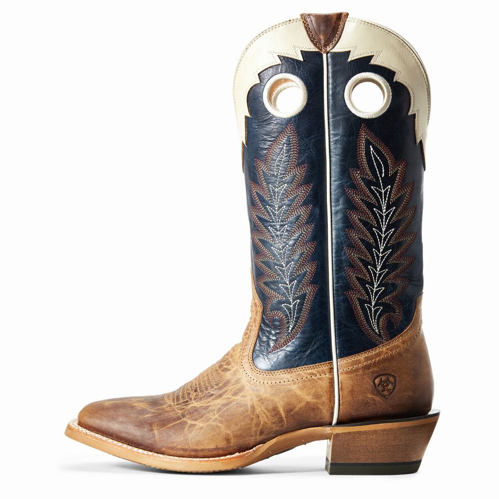 Brown Ariat Real Deal Men's Western Boots | GUZP78526